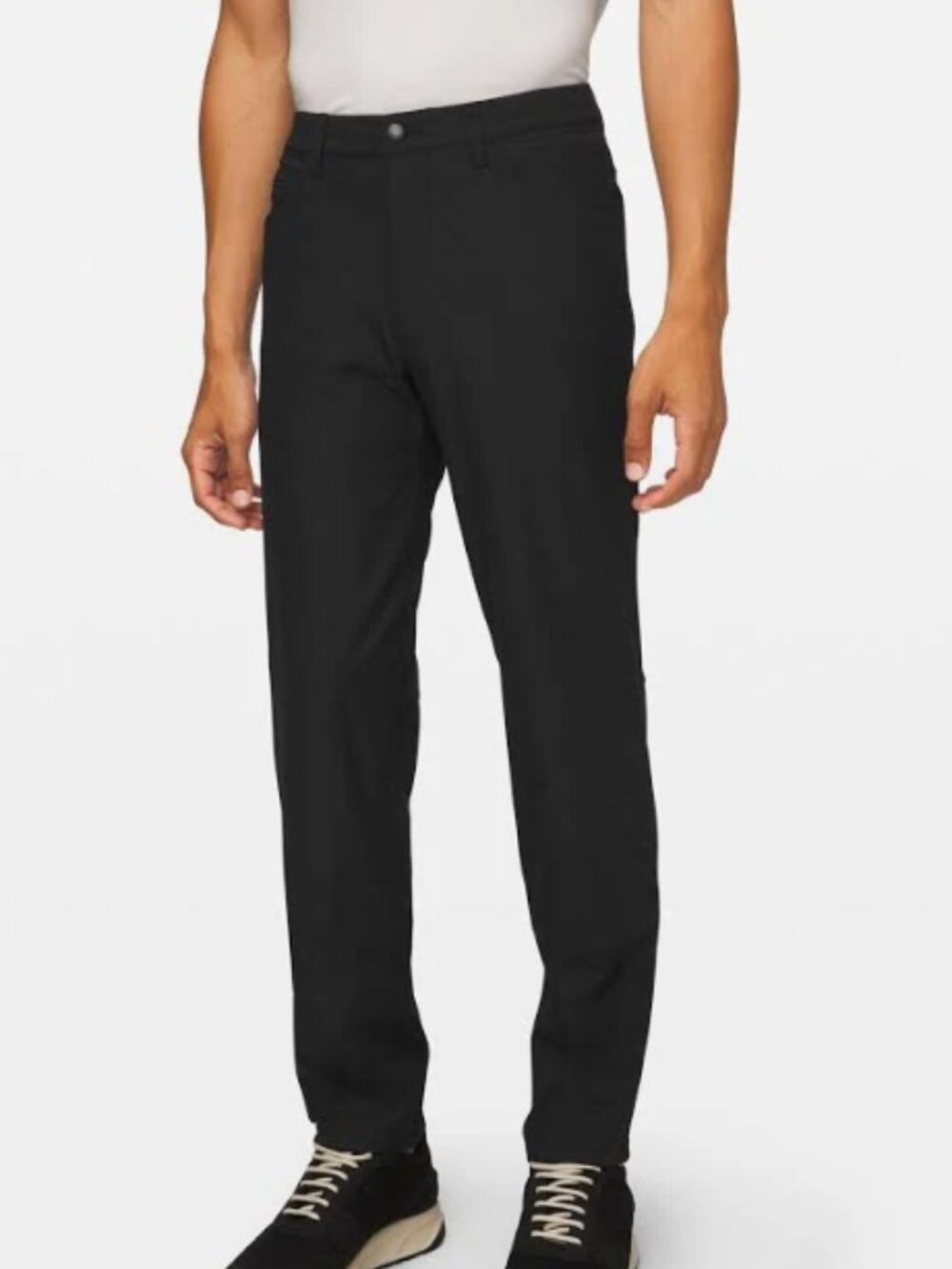 Lululemon Mens ABC Classic-Fit Pants Size 38x34L Black